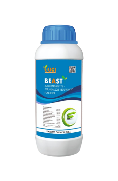 <br><br>Beast<br><p style="font-size:15px">(Azoxystrobin 11% + Tebuconazole 18.3% SC)</p>